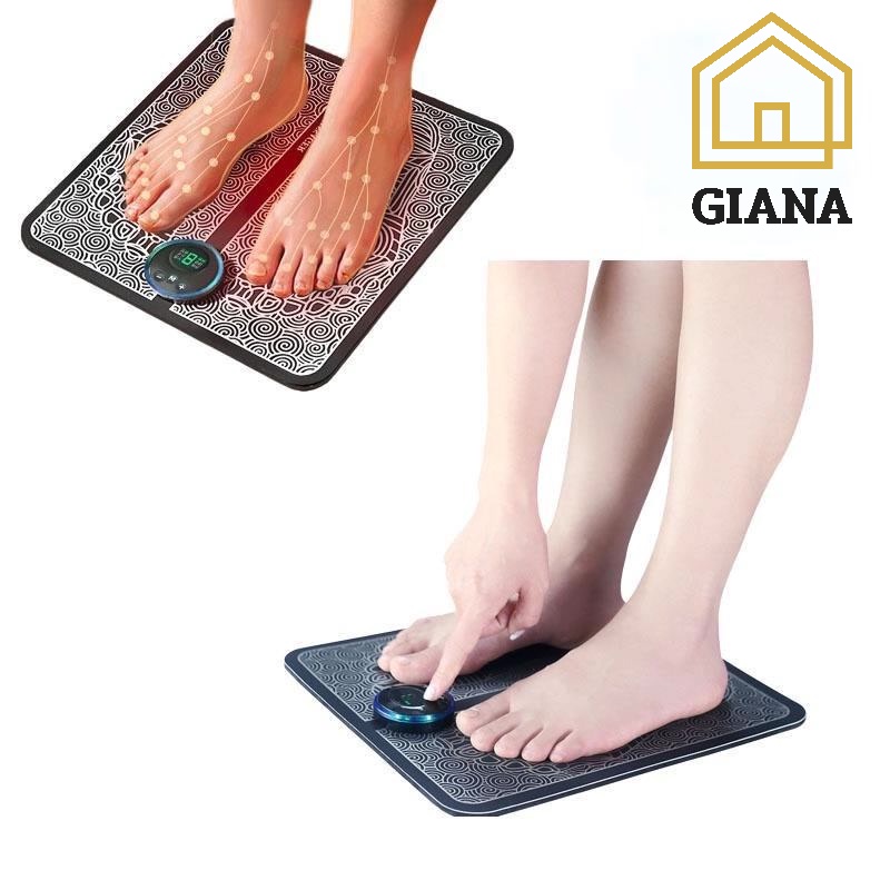 Alat Pijat Kaki Akupuntur Elektrik Pijat Kaki Setrum EMC Foot Massager Pad