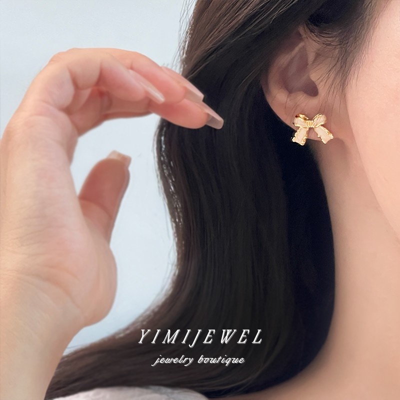 Lucu Ikatan Simpul Anting ear studs Untuk Perhiasan fashion Gadis Manis Yang Indah