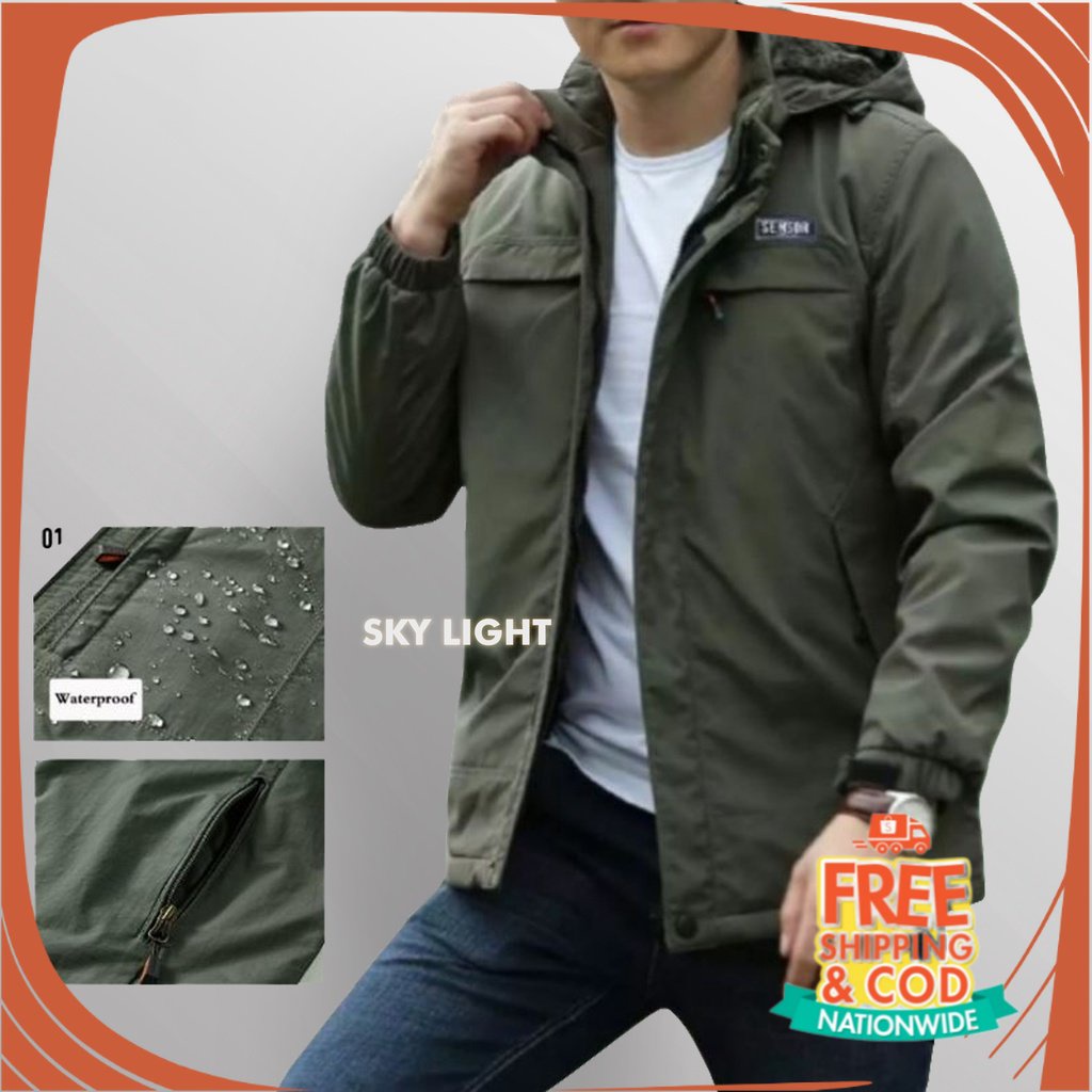 PROMO JAKET BARU TREN SEMI PARKA/ Jaket Pria Distro Tebaru Keren Sultan Kalibre Dewasa Keren Jacket 