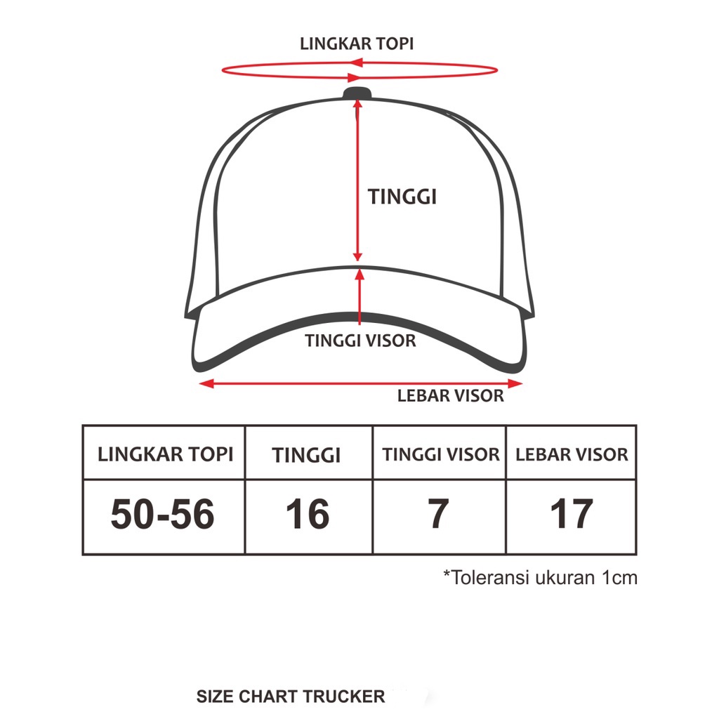 Wush Club Topi Pria Trucker hat Topi jaring Terbaru aware