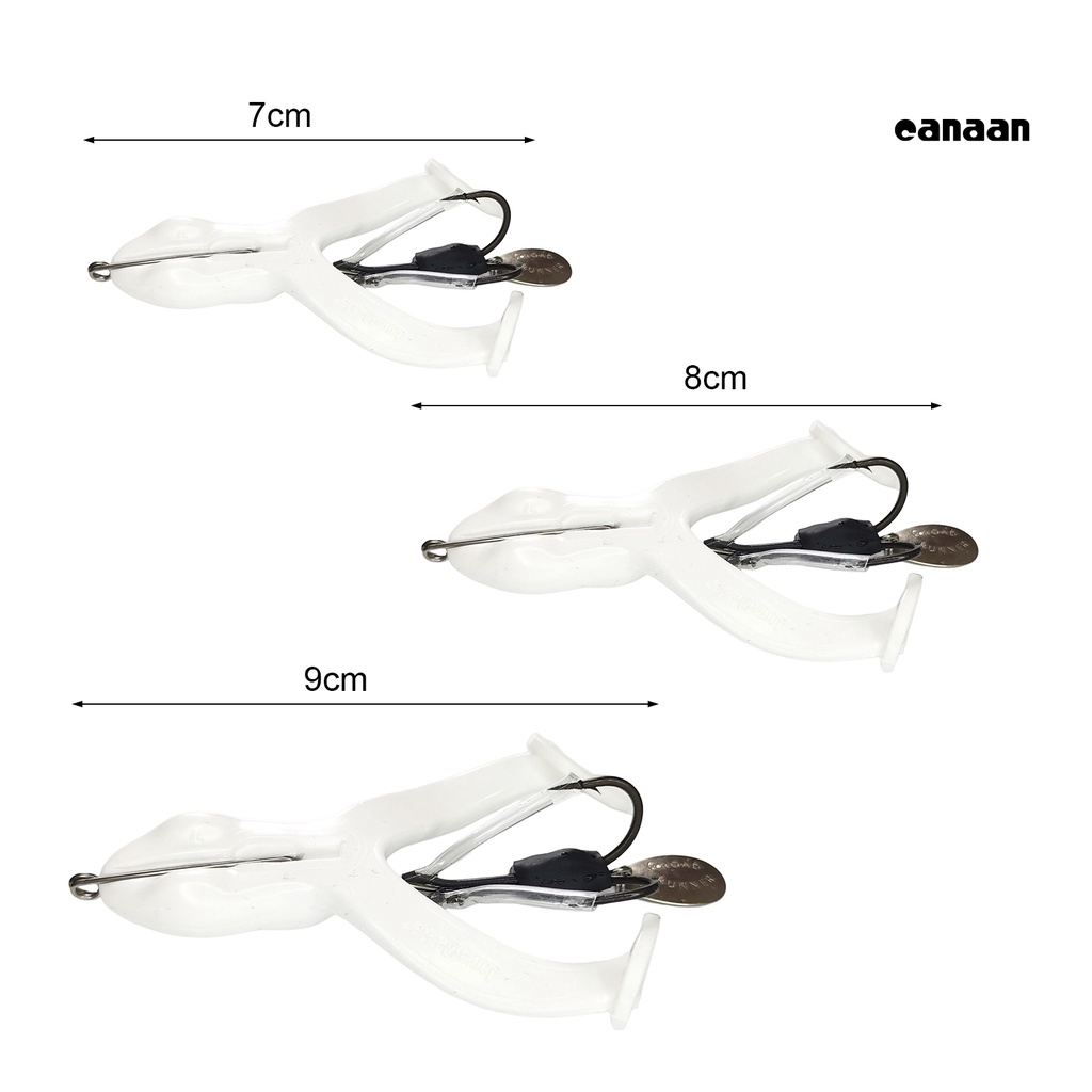 Cnn-lure Hook Tajam Penembus Tinggi Tahan Gigit Semua Air Yang Berlaku Menggoda Angling PVC Memancing Thunderfrog Kait Ganda Memancing Luar Ruangan