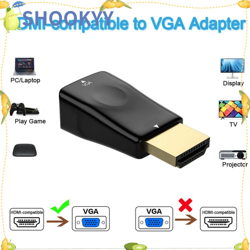 Chookyy Adaptor TV Box HD 1080P Konverter Sinyal VGA Output