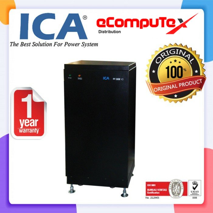 STABILIZER ICA FR-1002C1 FR1002C1 / 10000VA (H) 1 PHASE GARANSI RESMI