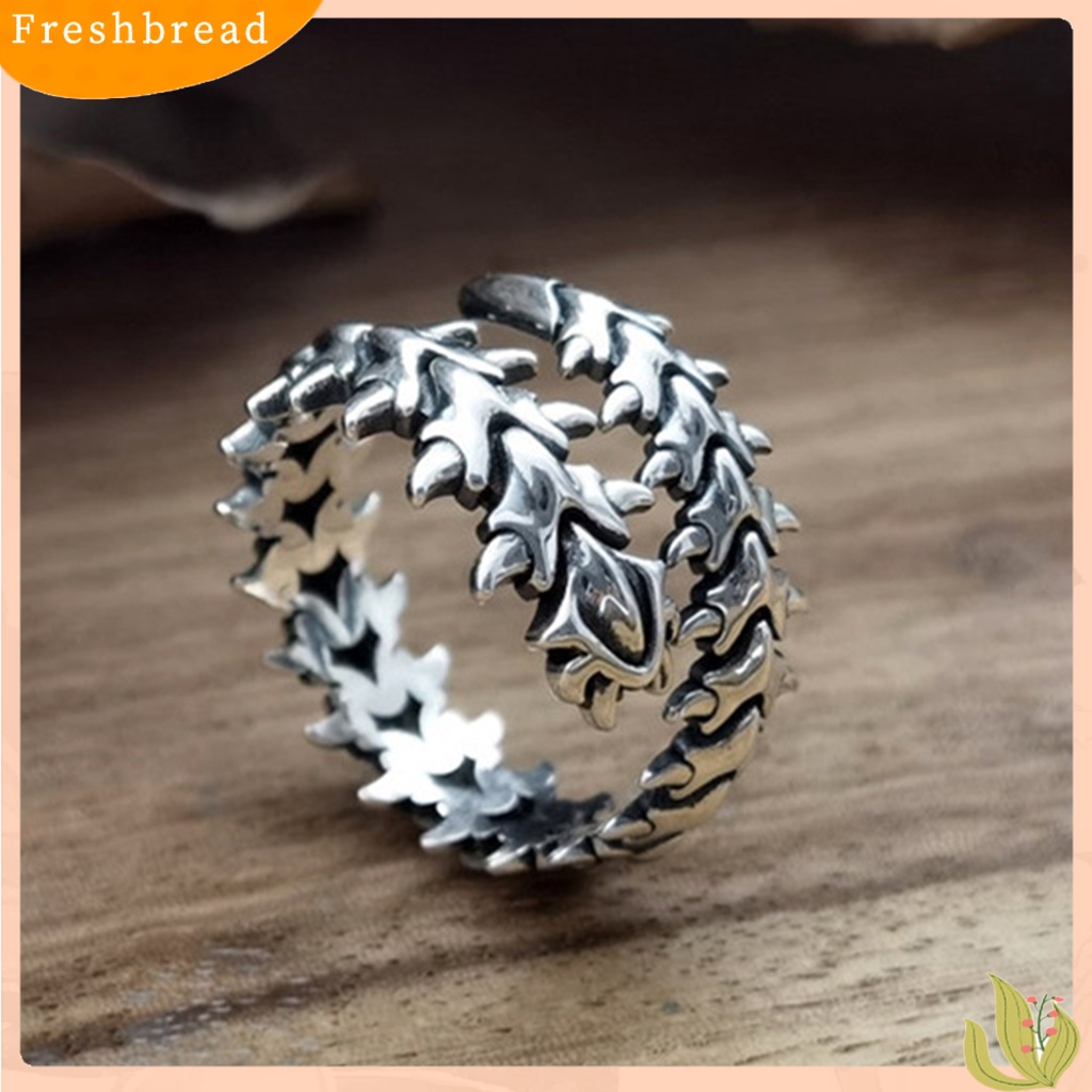 &lt; Freshbread &gt; Punk Adjustable Alloy Pria Cincin Chine Pasangan Pembukaan Cincin Perhiasan Aksesoris