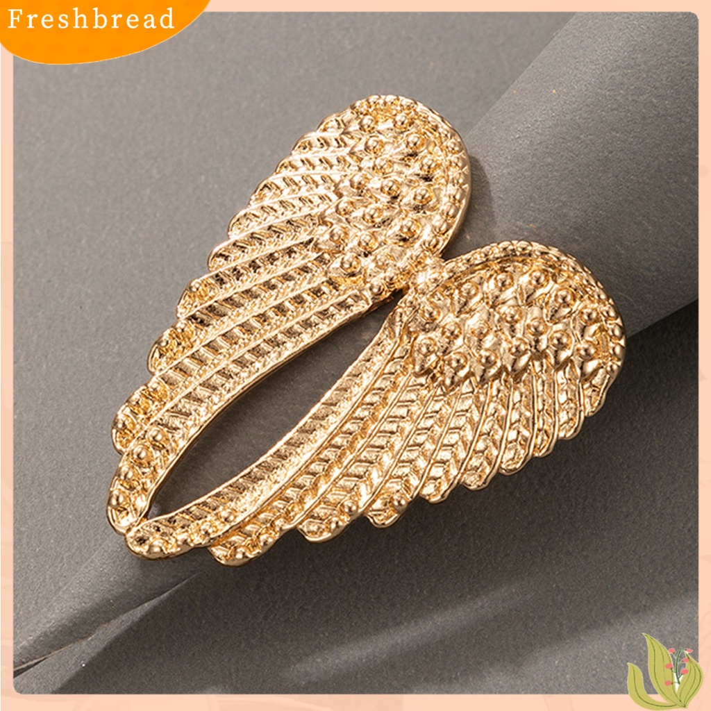 &lt; Freshbread &gt; Cincin Jari Indah Desain Sayap Gaya Punk Elegan Wanita Vintage Ring Untuk Pesta