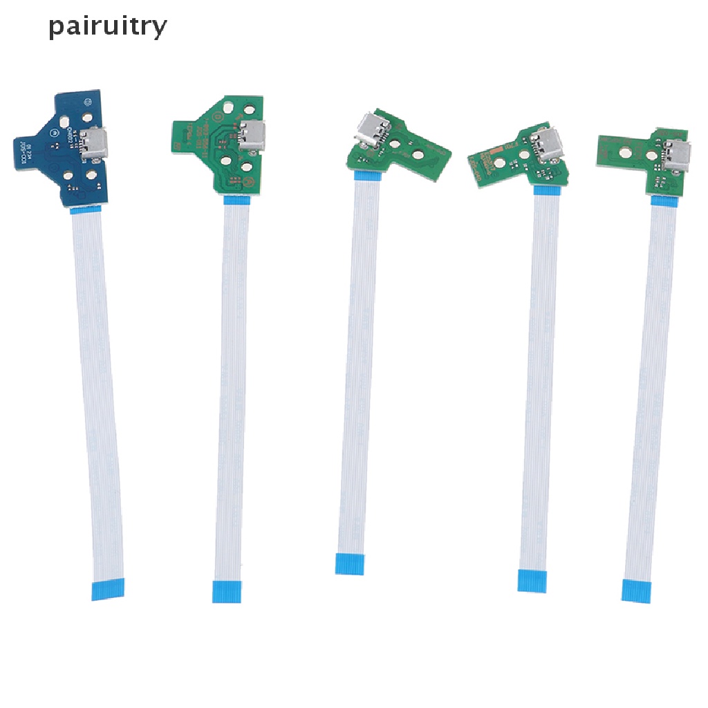 Prt USB Charging Port Socket Circuit Board 12Pin JDS 0110030 040untuk Controller PS4 PRT