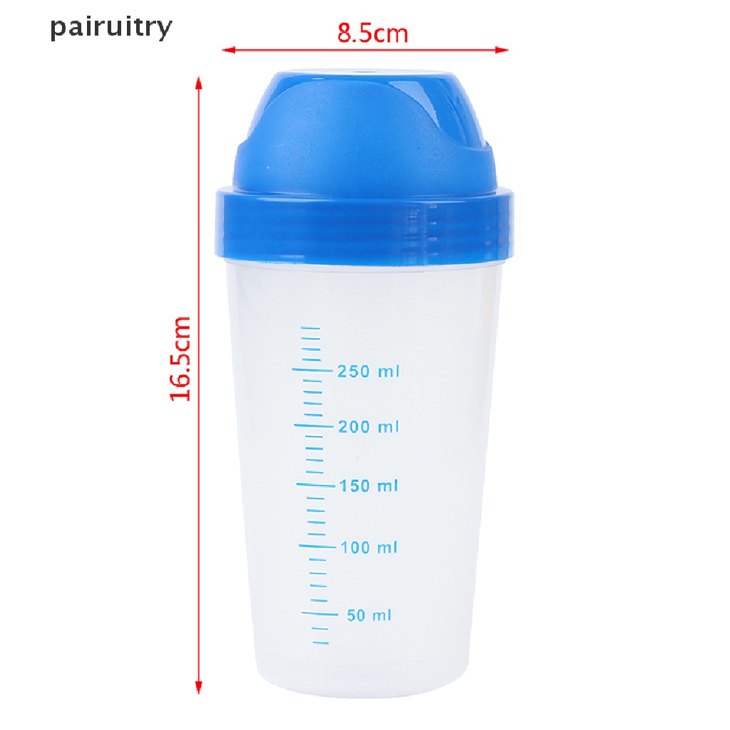 Prt 300ml Botol Shaker Kreatif Milkshake Bubuk Protein Mixing Bottle Shake Cup PRT