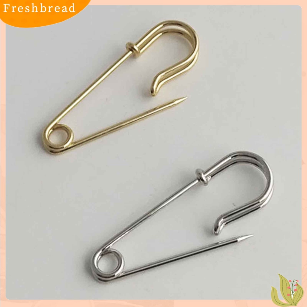 &lt; Freshbread &gt; 1pasang Anting Tusuk Wanita Bentuk Pin Punk Alloy Mini Untuk Belanja