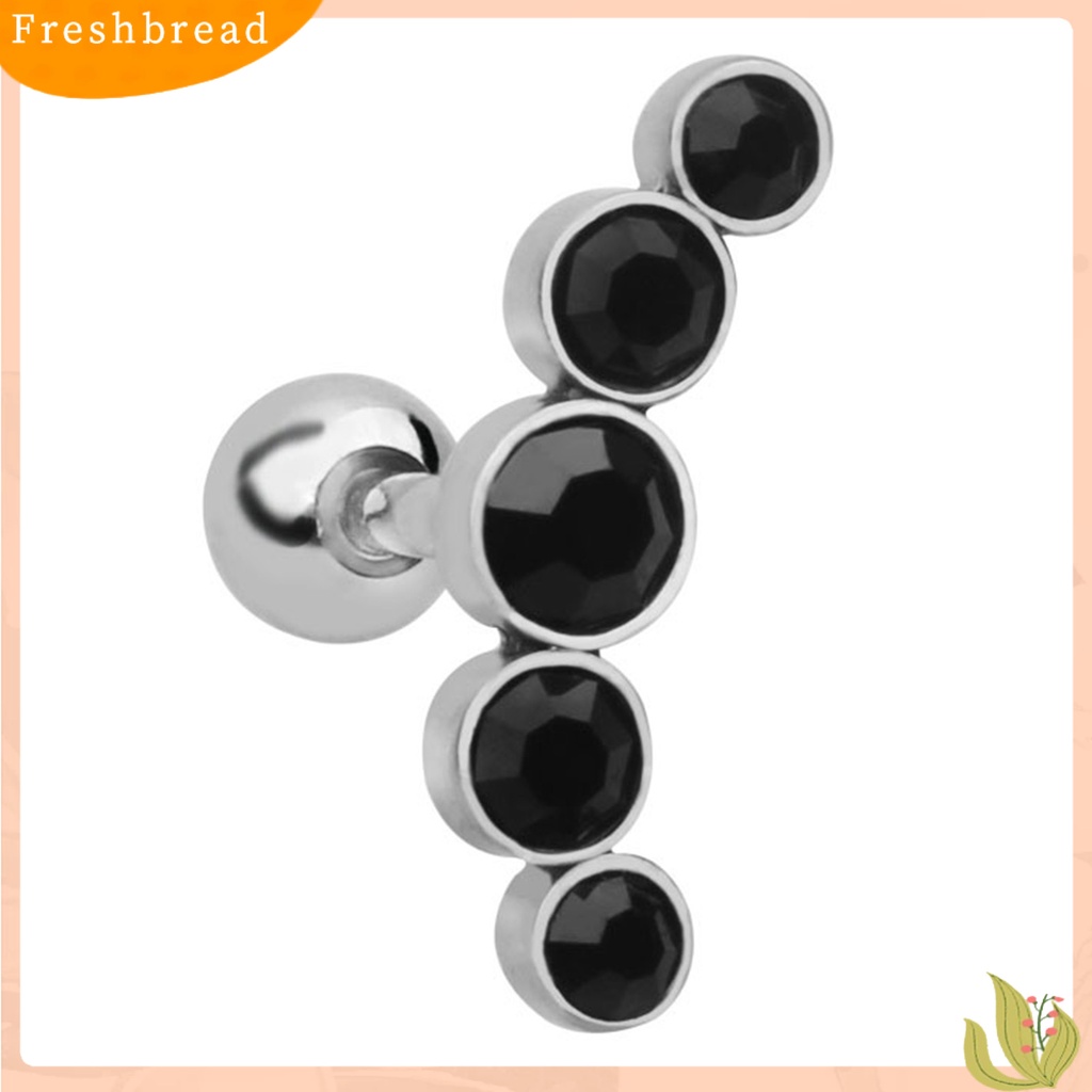 &lt; Freshbread &gt; 1Pc Wanita Stainless Steel Cartilage Helix Tragus Ear Stud Piercing Anting Hadiah