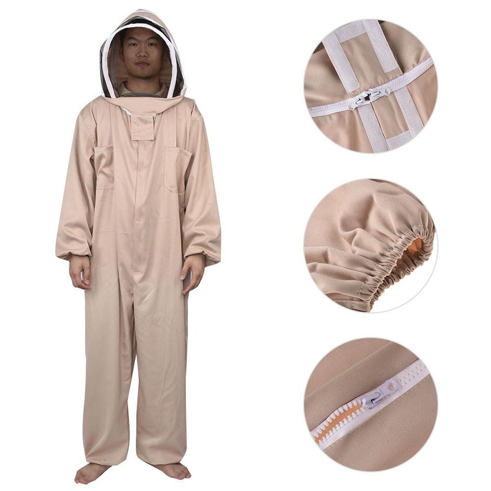 Beekeeping Baju Jaket Topi Pelindung Anti Sengatan Lebah Tawon Apis Cerana Meliferra Dorsata Untuk Panen Beternak Madu Fullbody Full Set Sarung Tangan