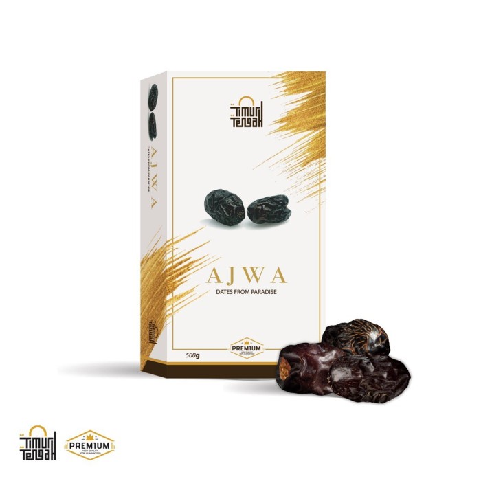 

[Ready Stock] Kurma Ajwa Premium Timur Tengah Kurma Nabi Asli Madinah High Quality - Timur Tengah