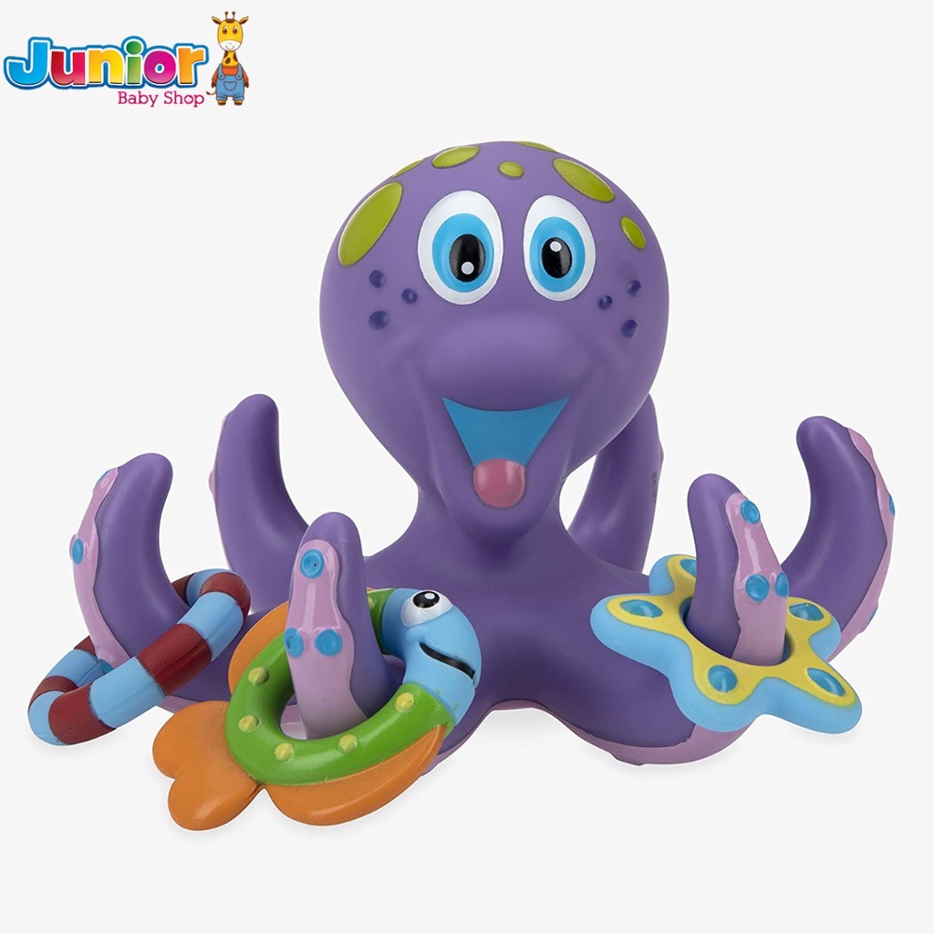 Nuby Octopus Hoopla - Mainan Air Anak Bayi 18+m