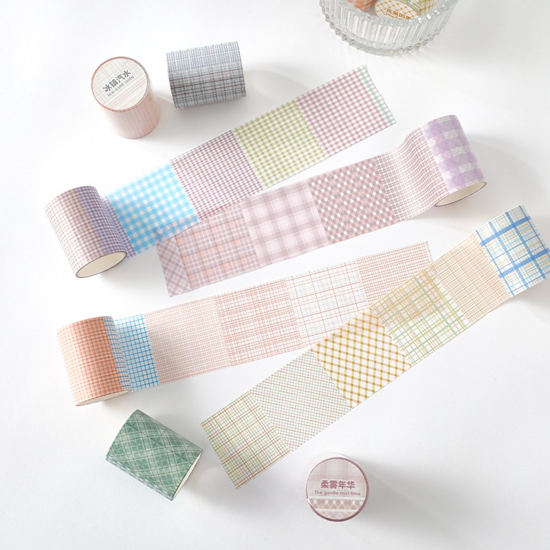 3meter INS Seri Kisi Washi Tape Stiker Siswa Dekoratif DIY Masking Tape