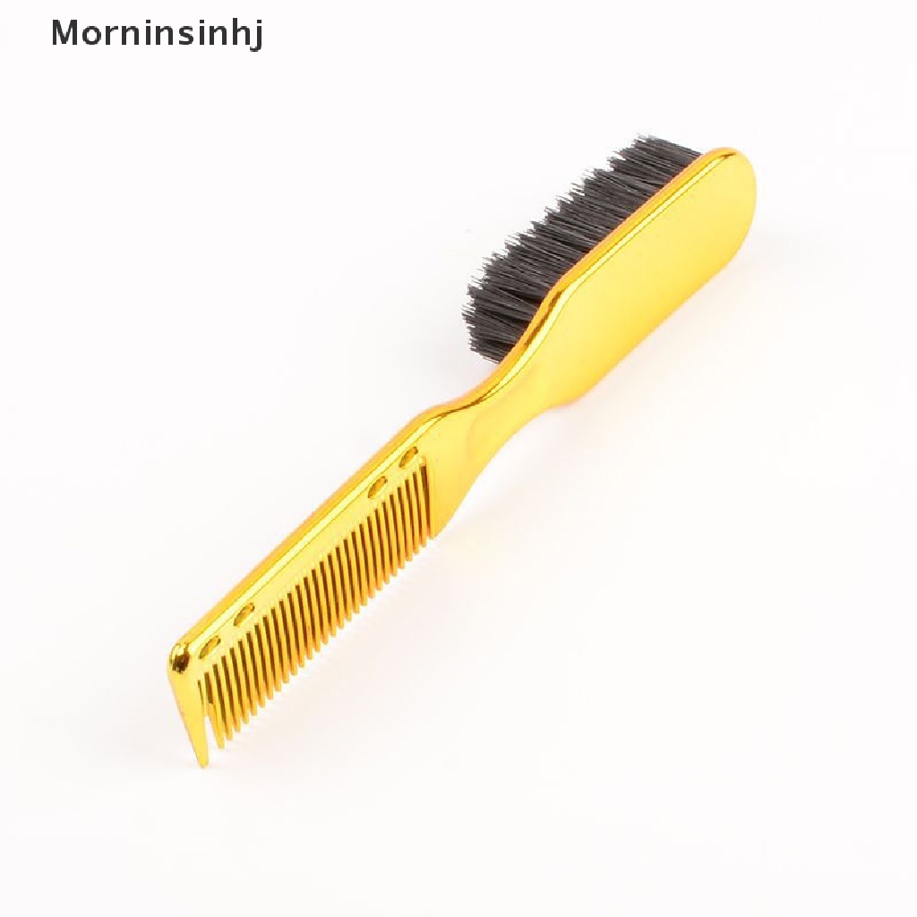 Mornin 1PC Sikat Sisir Dua Sisi Sikat Styling Jenggot Kecil Sikat Cukur Profesional id