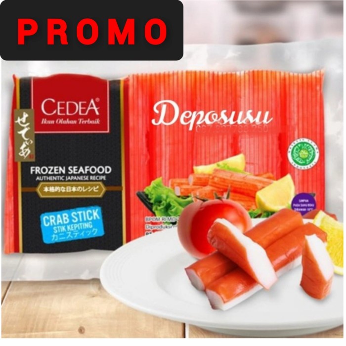 

CEDEA Stik Kepiting / CRAB STICK 250gr (FROZEN FOOD)