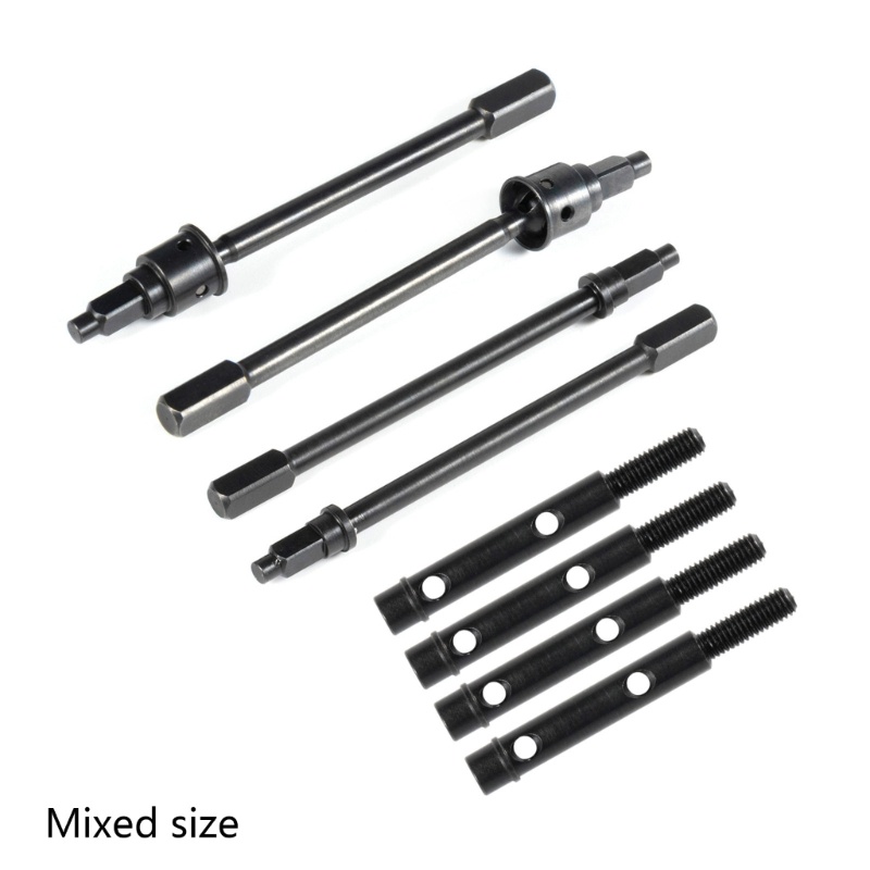 Vivi Steel Centre Drive Shaft Upgrade Part Untuk 1per18 RC Crawler Axial UTB18 1per18 Capra