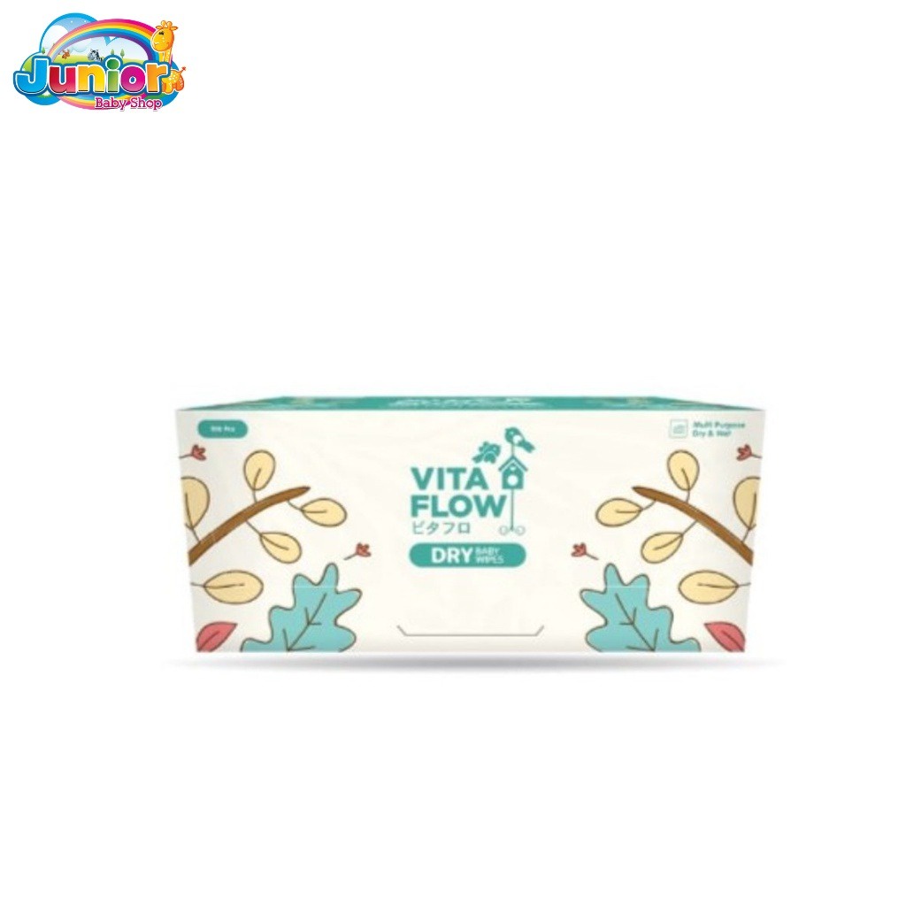 Vitaflow Dry Baby Wipes - Tisu