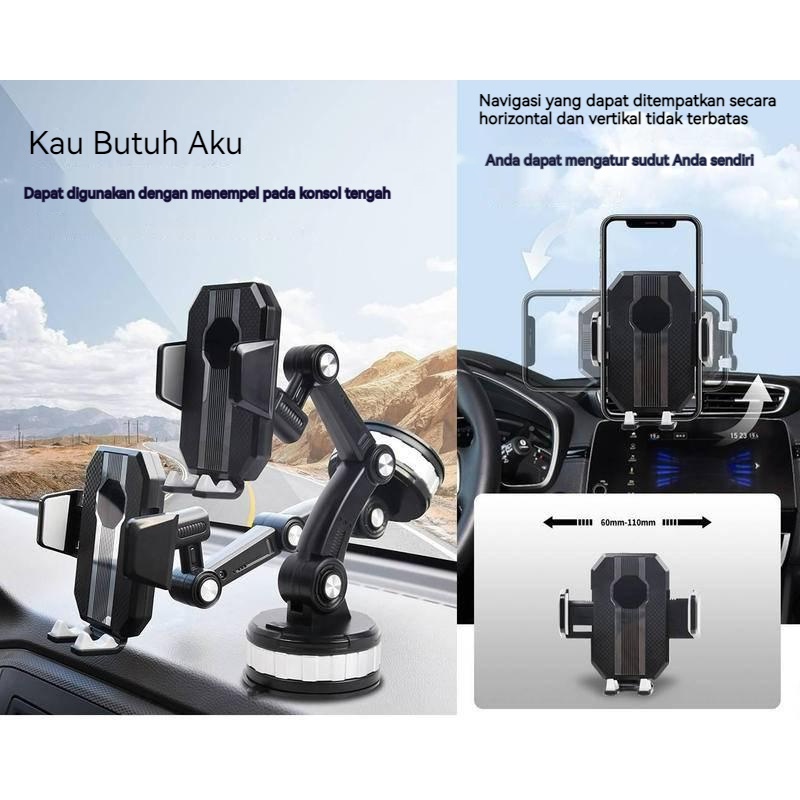 【COD】Holder Hp Mobil Dashboard/Phone Holder Hp Mobil Kaca Dashboard/4 IN 1 Holder Car Mobil/Car Holder Hp Mobil Tempat/Car Phone Dashboard