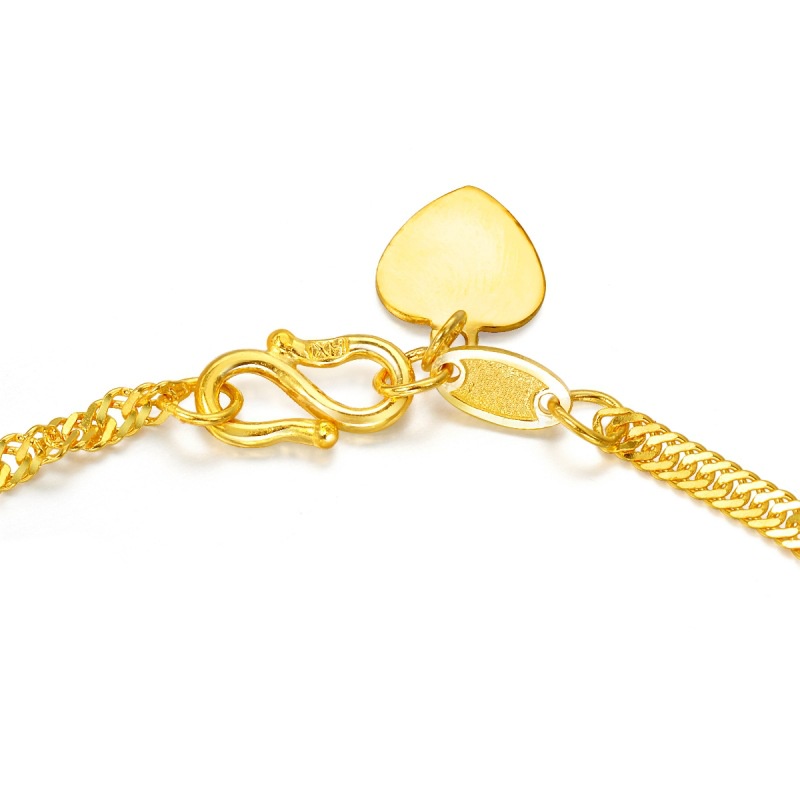 Goldkingdom Fashion Perhiasan Aksesoris Ready Stock Berlapis Emas Gelang Wanita Gelombang Samping Riak Air Emas Perhiasan Pernikahan