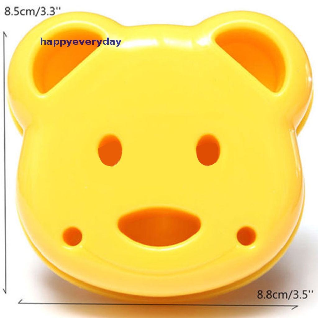 [happy] Cute Animal Sandwich Mold Cutter Beruang Anjing Bentuk Dinosaurus Kue Roti Toast Maker [ID]