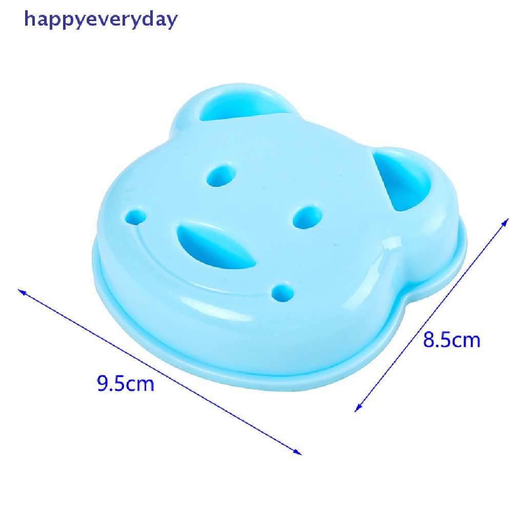 [happy] Kartun Beruang Cetakan Sandwich Roti Biskuit Embosser Kue Alat DIY Membuat Cetakan [ID]