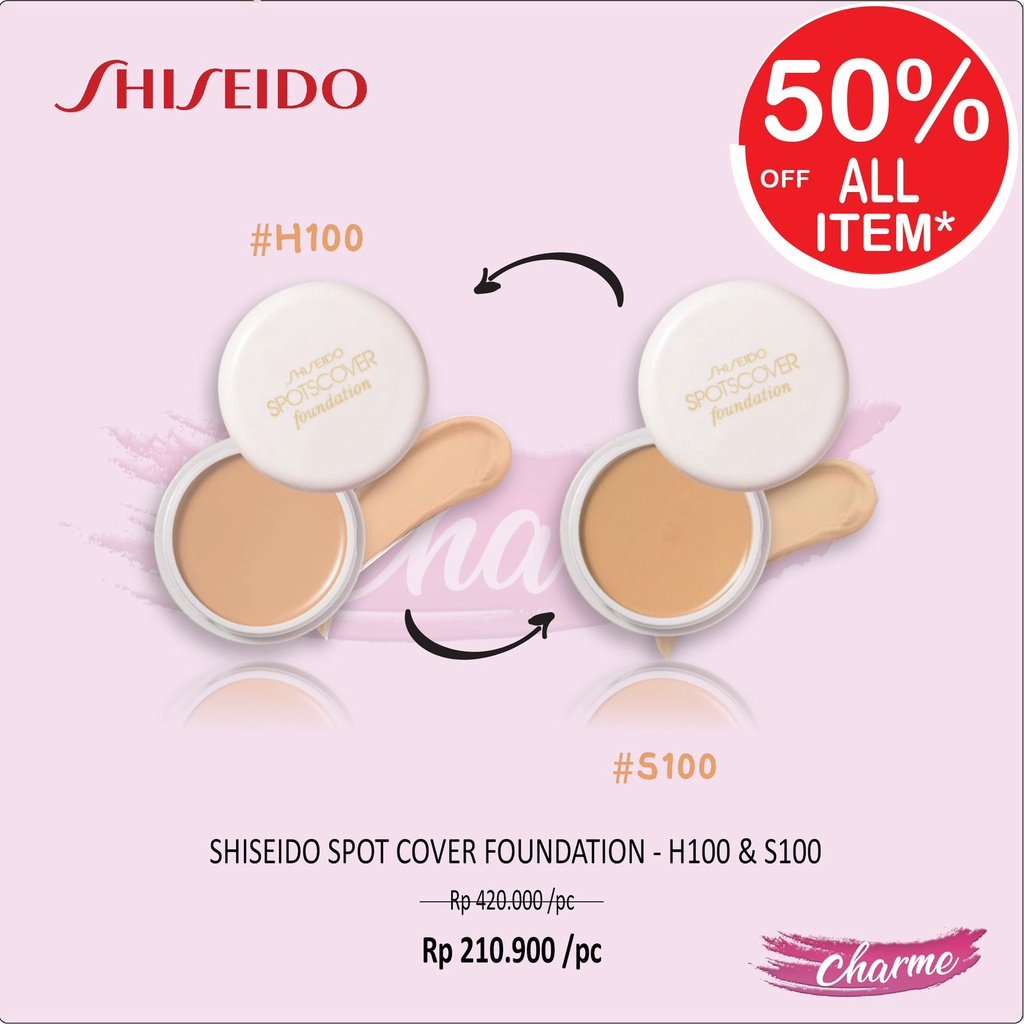(READY & ORI) Shiseido Spot Cover Foundation 20gr ORIGINAL
