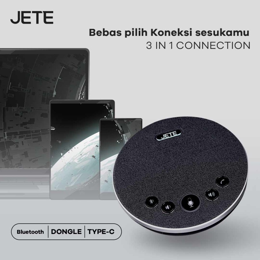 JETE Speakerphone Omnidirectional For Video Conference - Garansi Resmi
