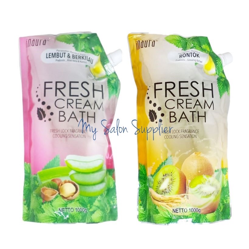 Inaura Fresh Creambath 1000g Ginseng / Aloe Vera