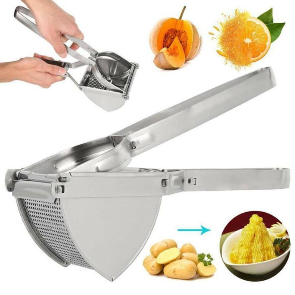 Populer Potato Ricer Makanan Bermanfaat Sayur Stainless Steel Besar Potato Masher