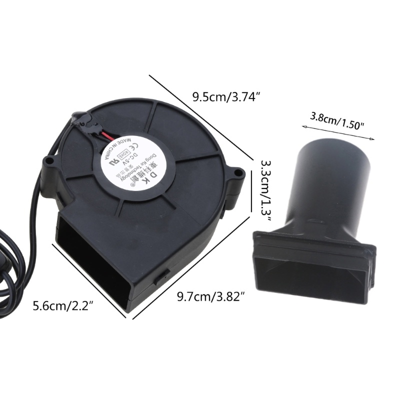 Vivi Steker Usb 5V 3pengatur Kecepatan Blower Grill Kompor Outdoor Mobile Portable