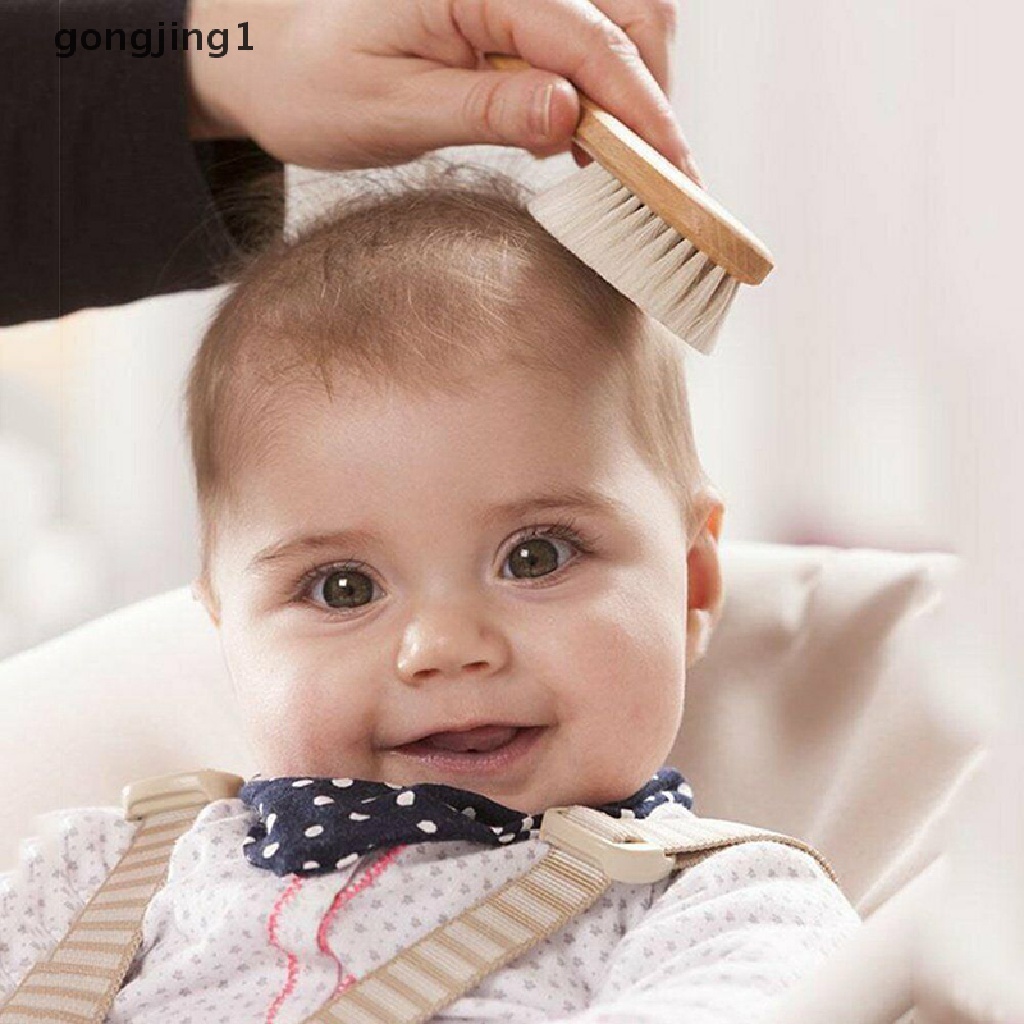 Ggg 3Pcs Sisir Sikat Rambut Bayi Untuk Bayi Baru Lahir Balita Hairbrush Head Massager ID