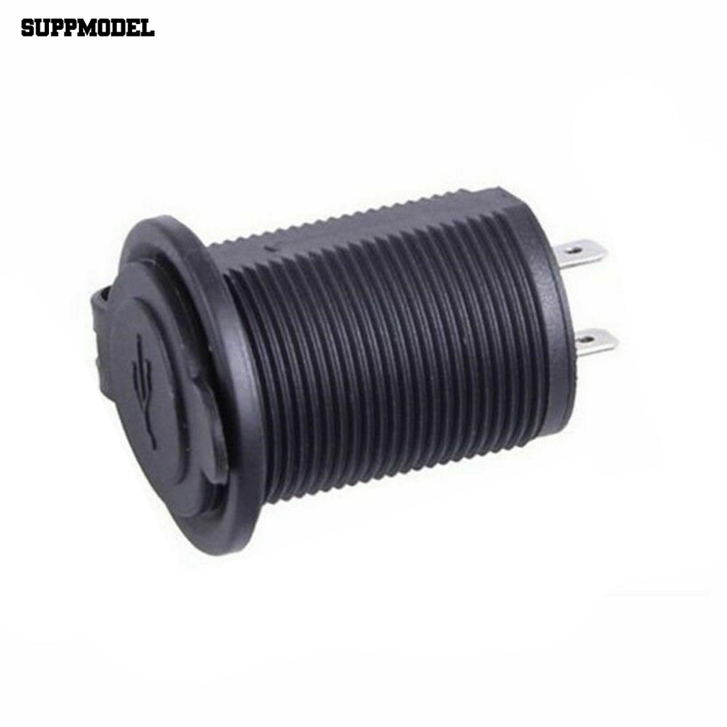 Suppmodel Colokan Charger Mobil Tahan Air Untuk Perahu 5V 3.1A Soket Adaptor Daya Ponsel USB Ganda Universal