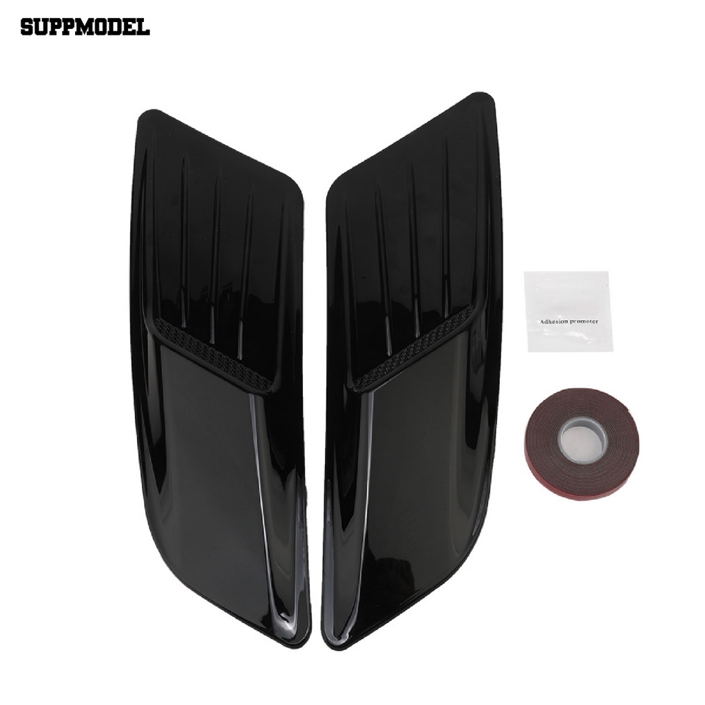 Suppmodel 2Pcs Exterior Air Outlet Frame Trim Untuk Kendaraan Dekoratif Aliran Udara Intake Cover Indah