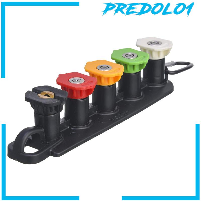 [Predolo1] Pressure Washer Tips Aksesori Untuk Membersihkan Pressure Washer Spray Nozzle Set