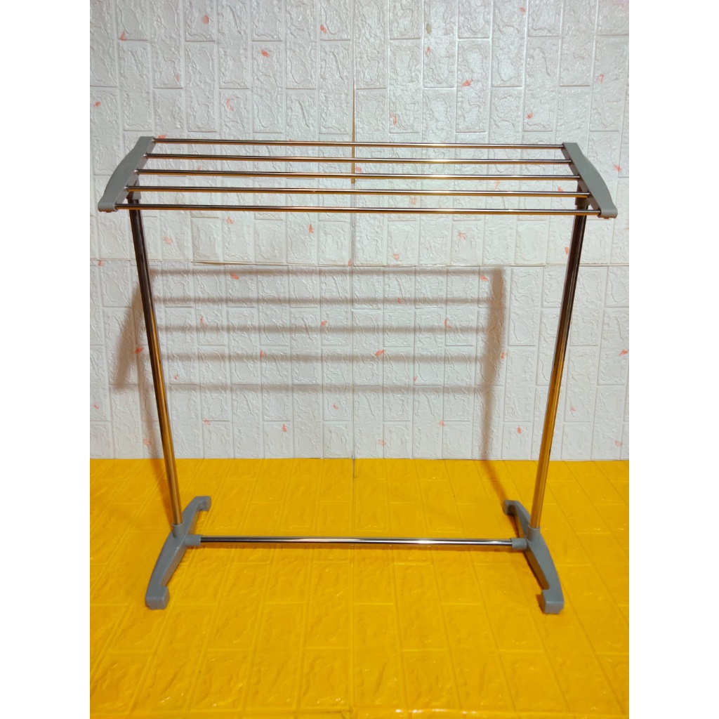 (1KG) SHENAR JEMURAN HANDUK BERDIRI / SUNNY JEMURAN HANDUK STAINLESS STEEL / JEMURAN ANTI KARAT / JEMURAN RAKIT / RAK PENGERING ANTI KARAT