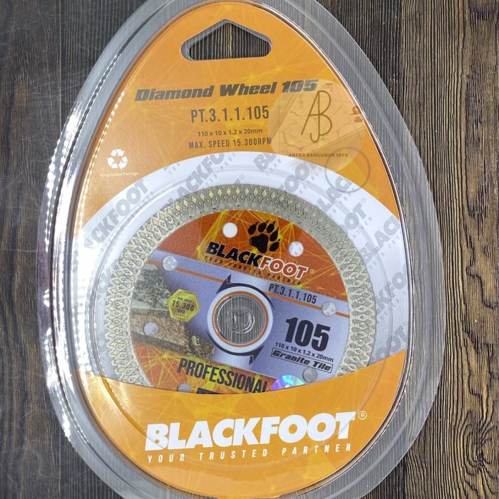 Diamond Wheel BLACKFOOT TURBO 105 / Mata Potong Granit BLACKFOOT 105