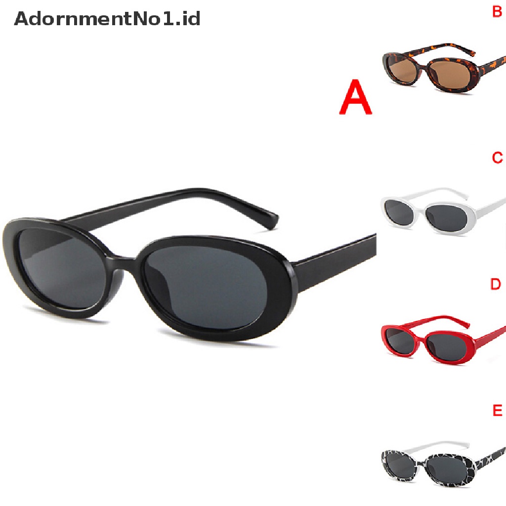 [AdornmentNo1] Kacamata Wanita Ladies Retro Frame Oval Vintage Shades Glasses Fashion New [ID]