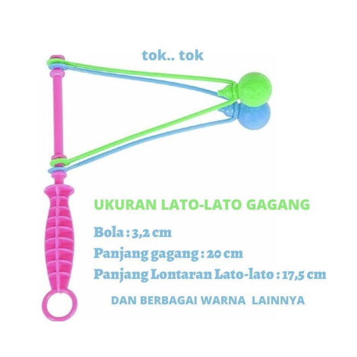 MAINAN LATO LATO TEK TEK GAGANG 20 CM / LATTO LATTO JADUL