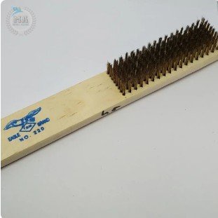 SIKAT KAWAT KUNINGAN GAGANG KAYU / SIKAT KAWAT HALUS / WIRE BRUSH