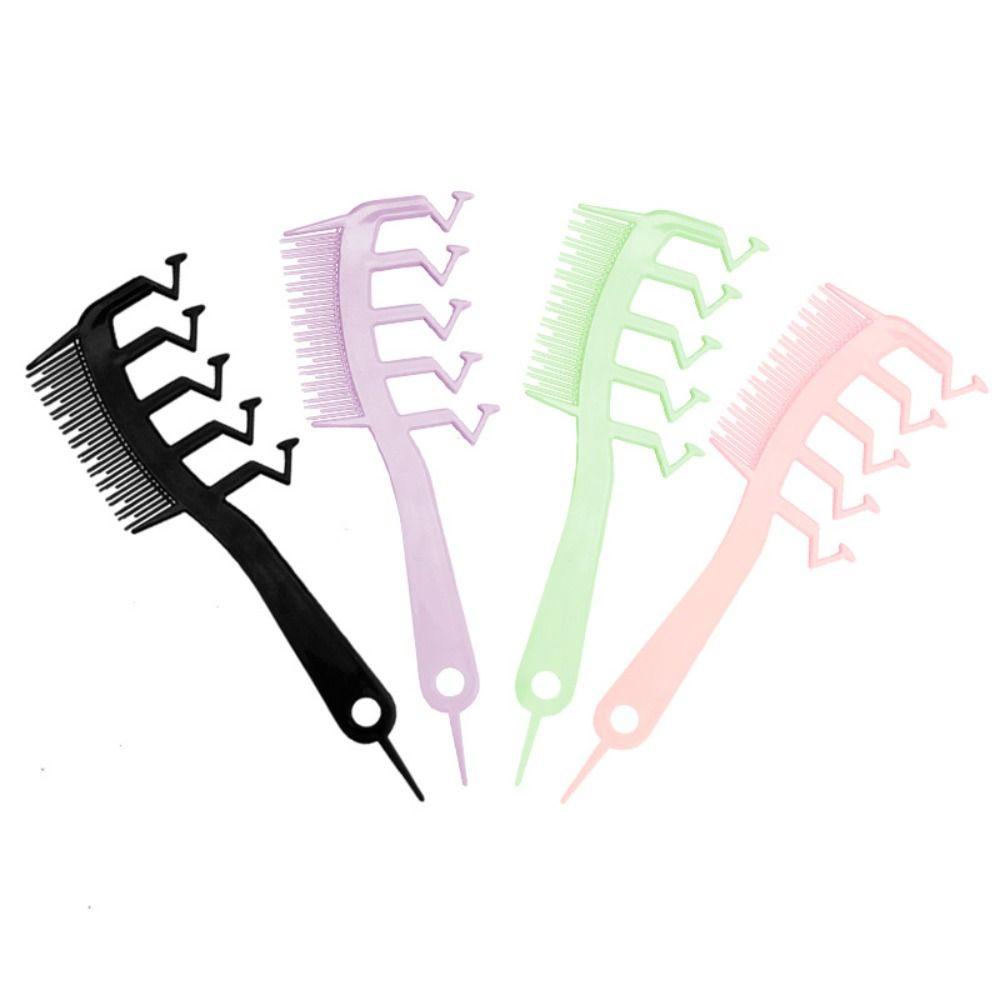 Agustina Fluffy Seam Comb Rumah Tangga Berongga Keluar Membuat Gaya Rambut Penutup Jahitan Rambut Bulu Halus Z Stitch Comb
