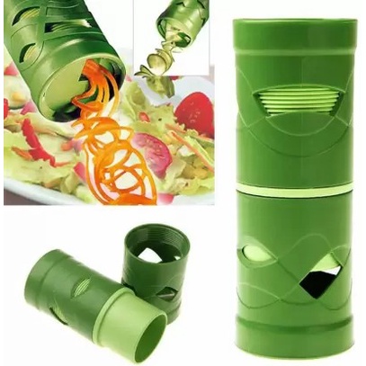 Alat Pembuat Garnish Maker Pemotong Serut Sayur Spiral Veggie Twister