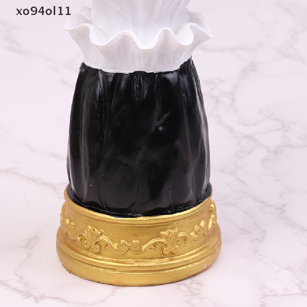 Xo Witch Hand Halloween Decor Resin Holder Gothic Decor Holder Penyihir Tangan Berdiri Golden Holiday Dekorasi OL