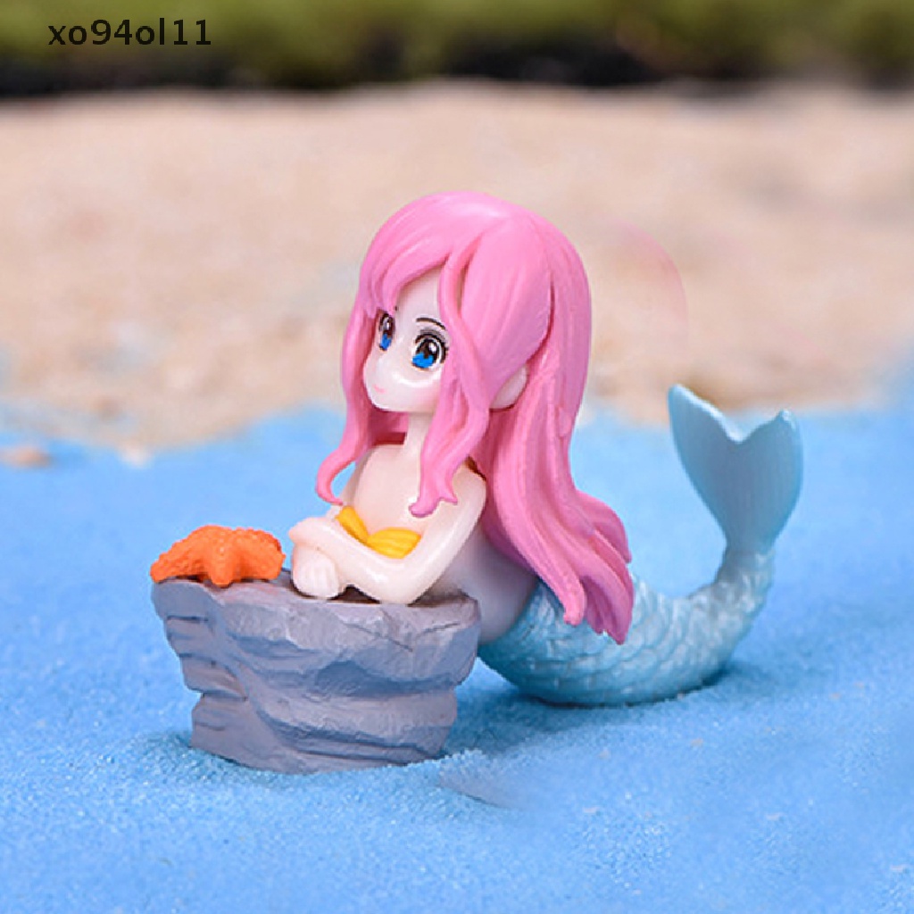 Xo Mermaid Mini Miniatur Peri Taman Hiasan Dekorasi Pot Craft Dekorasi Rumah Boneka OL