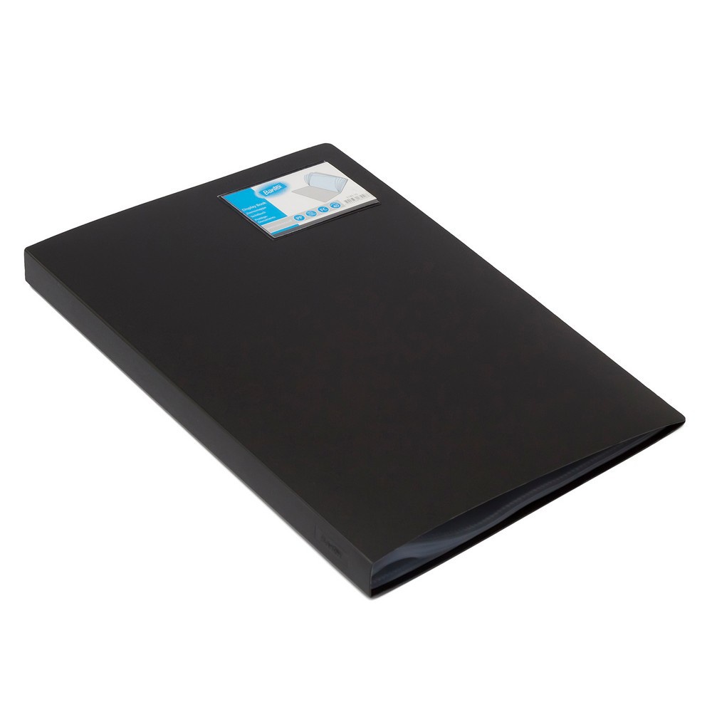 

Bantex Display Book Clear Holder 40 Pocket Folio F4 Black