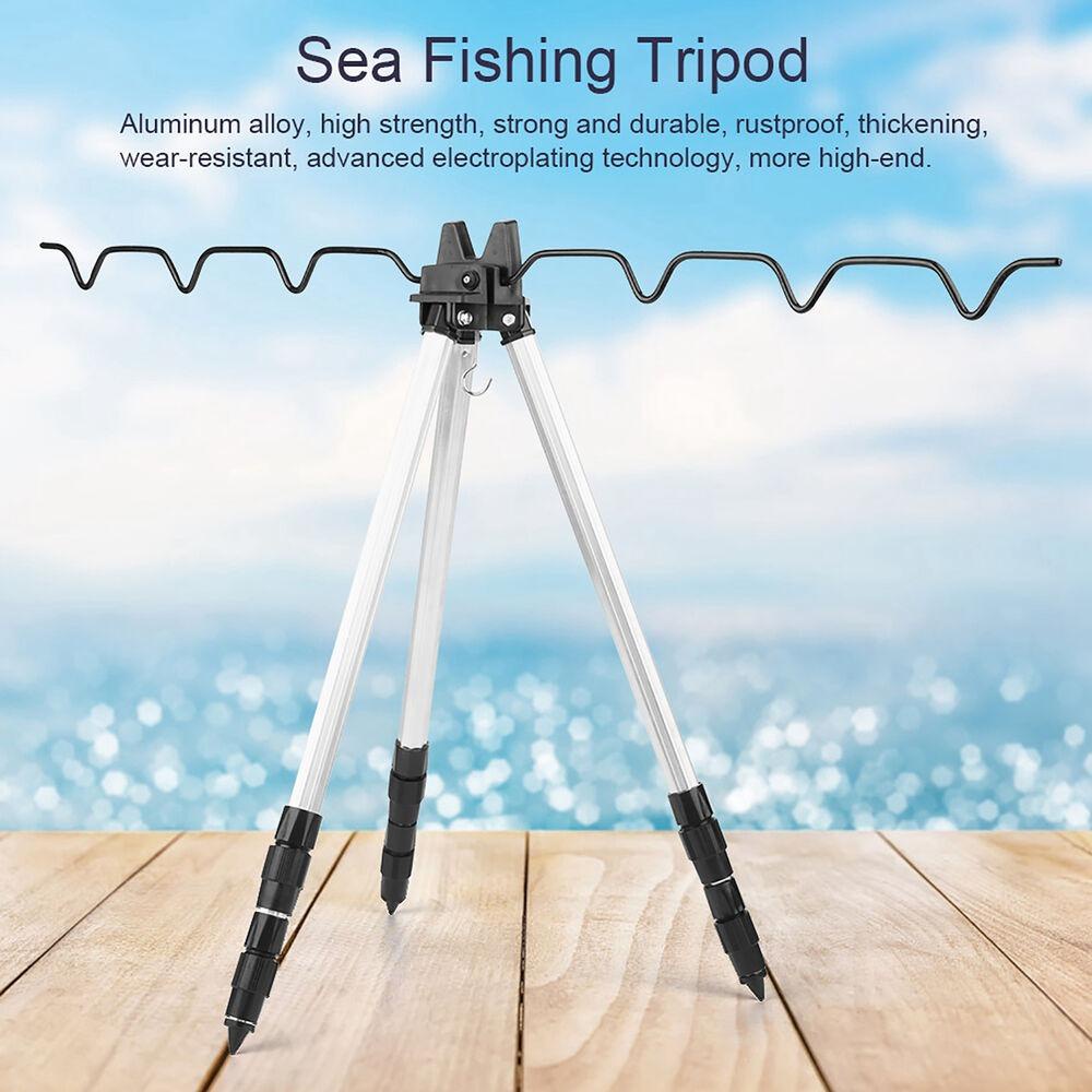 TOP Bracket Segitiga Lempar Tiang Rak Nut Locking Fishing Rod Bracket Alat Pancing Offshore Angling Braket Casting Remote