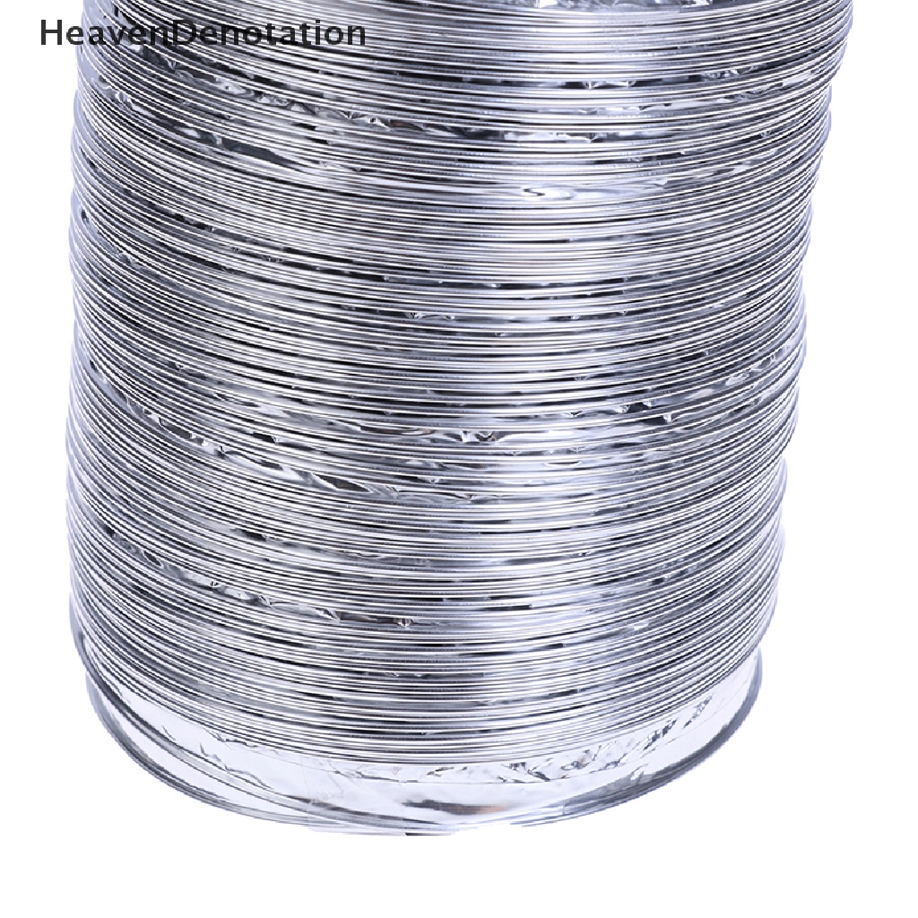 [HeavenDenotation] Pipa Ventilator Aluminium 4inch Selang Ventilasi Udara Flexible Exhaust Duct 1.5M HDV