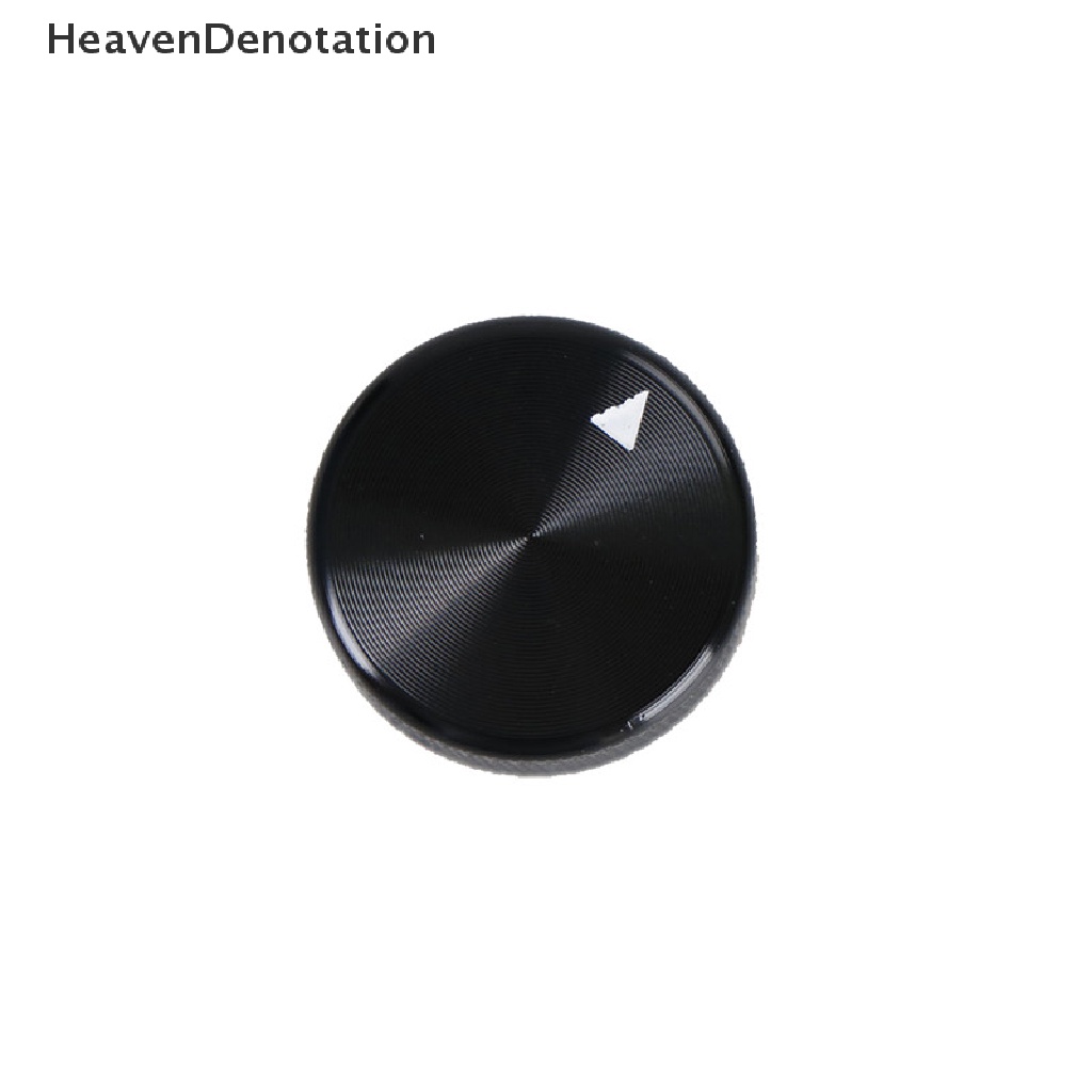 [HeavenDenotation] Dia Knob Potensio Kontrol Putar Aluminium Hitam 20mm x 15.5mm HDV