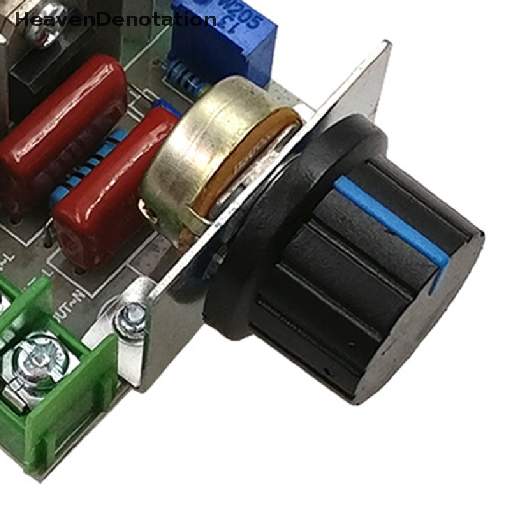 [HeavenDenotation] 2000w SCR Voltage Regulator Speed Controller Thermostat Modul Regulator Tegangan HDV