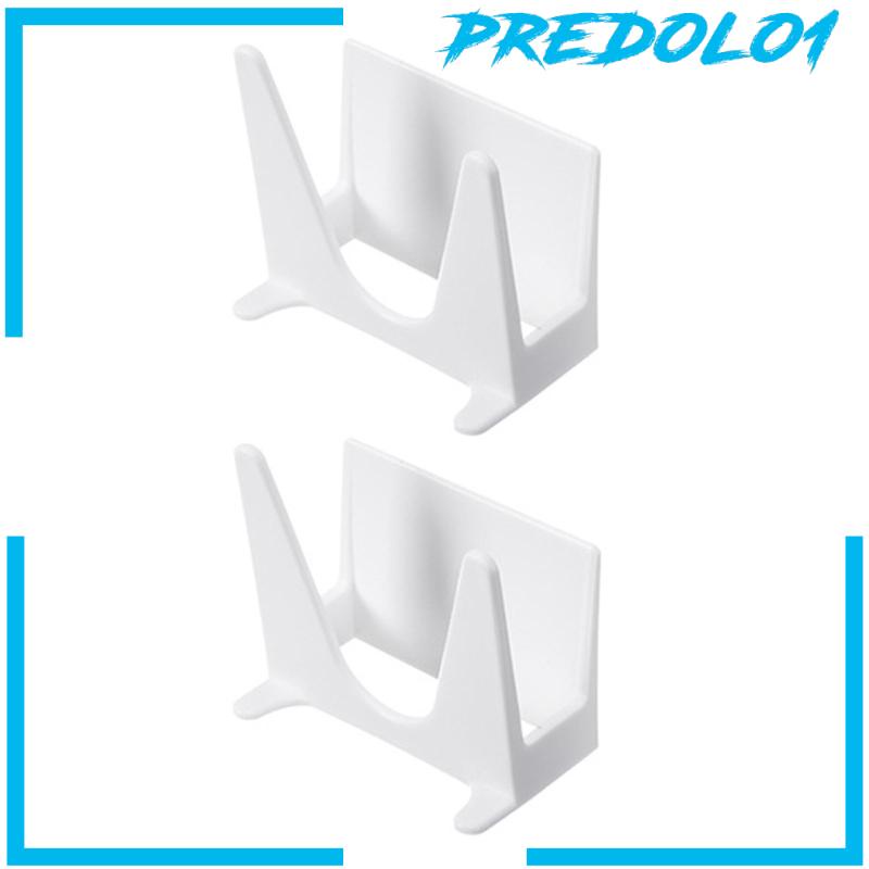 [Predolo1] Tutup Panci Organizer Holder Grill Tray Penyimpanan Untuk Pintu Lemari Dinding Roll Kertas