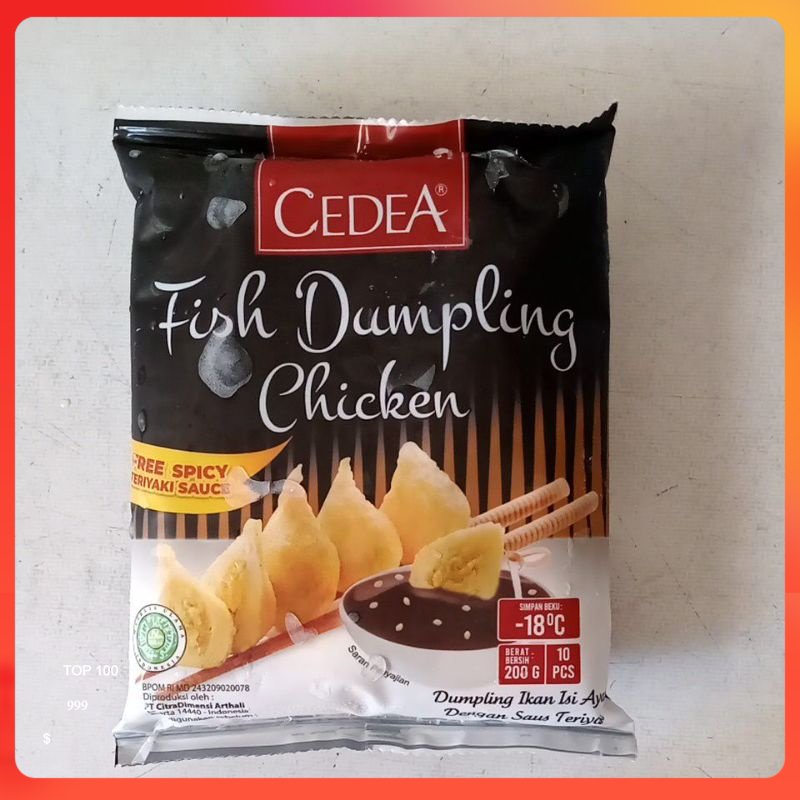 

PROMO - Dumpling Chicken Cedea 200 gr